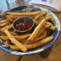French fries  at Lokal Vegan Bistro in Warsaw