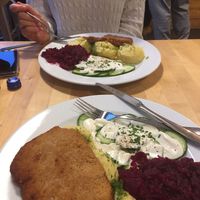 zimowy schabowy at Lokal Vegan Bistro in Warsaw