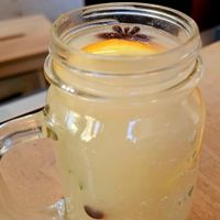 this ginger drink would be my winter go to at Lokal Vegan Bistro in Warsaw
