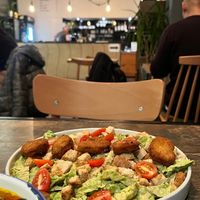 Caesar salad. at Lokal Vegan Bistro in Warsaw