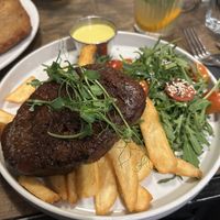 Steak  at Lokal Vegan Bistro in Warsaw