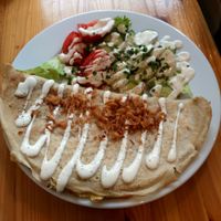 Naleśnik Ruski at Lokal Vegan Bistro in Warsaw