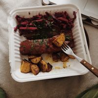 Ribs!!! at Lokal Vegan Bistro in Warsaw