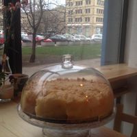 dessert at Lokal Vegan Bistro in Warsaw