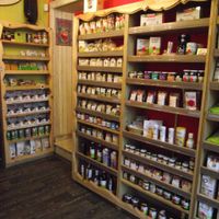 Inside the shop at Zelen Bio - Ivan Shishman in Sofia