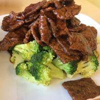 ";Beef"; and Broccoli  at The Garden Asian Vegetarian Cuisine in Windsor