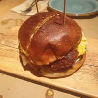 Smash bacon cheese at VIVA in Madrid