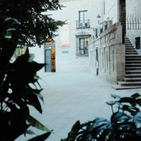 The view from the table  at VIVA in Madrid