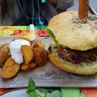 Burger at VIVA in Madrid