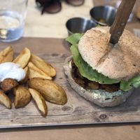 Queen burger  at VIVA in Madrid