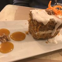 Incredible carrot cake at VIVA in Madrid