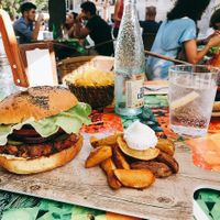 Burger at VIVA in Madrid