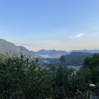 the view! at Locanda del Giglio in Roveredo Capriasca