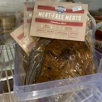 Meat free meat porter house at Rabbit Food Grocery in Austin