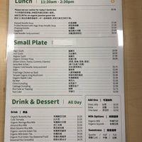 Lunch menu at Heartland in Walnut