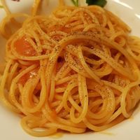 Spaghetti at BioRiso in Milan