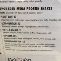 Menu 1 at Passion Cafe at BFit Ibiza Sports Club in Ibiza