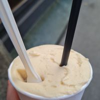 Hazelnut granita! Super delicious! at Ciacco Gelato Senz'altro in Milan