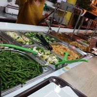 Choice of food at Smart Green Corner in Bordeaux