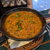 Zuppa di lenticchie at Manastirska Magernitza in Sofia