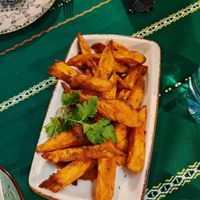 Sweet potatoes with thyme at Manastirska Magernitza in Sofia