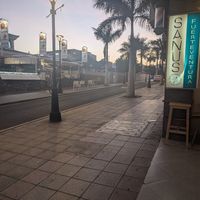 View along the street at Sanus in Fuerteventura
