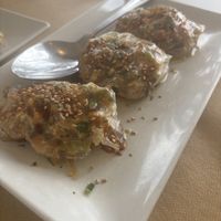 Tofu and veg spring rolls  at Sanus in Fuerteventura