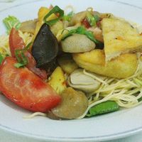Fried vegetable noodle 30k at Thien Phu in Hue