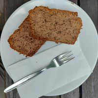Banenbrot at Schweizer Milchhauschen in Bad Nauheim