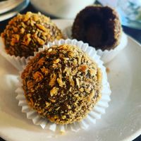 One of the best desserts I’ve had. Was hazelnut+chocolate! at Bodhi in Sydney