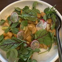 Sweet potatoe gnocchi at Bodhi in Sydney