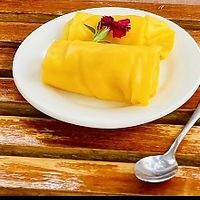 Mango pancakes  at Bodhi in Sydney