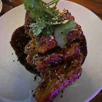 Finger eggplants in caramel sauce! Get this, it’s amazing   at Bodhi in Sydney