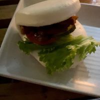 Mock duck bao  at Bodhi in Sydney