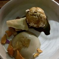 Coffee brûlée dessert  at Bodhi in Sydney