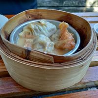 Ginger dumplings. Yumcha at Bodhi in Sydney