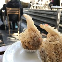 Vegan crab fritters  at Bodhi in Sydney