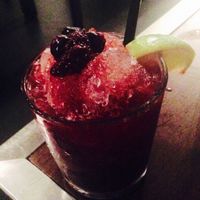 Berry raspberry and blueberry cocktail at Bodhi in Sydney