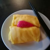 mango pancakes at Bodhi in Sydney