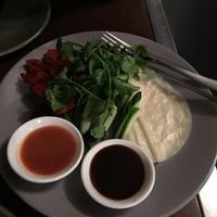 Peking duck in pancakes at Bodhi in Sydney