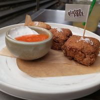 Prawn toast glutenfree at Bodhi in Sydney
