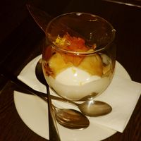 gin infused 'cheese'cake at Bodhi in Sydney