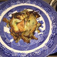 Roasted potatoes  at Garzon Restaurant in Garzon