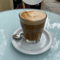 Cappuccino with oat milk  at Velicious in Berlin