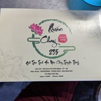 Menu at Quan Chay - Nam Ky Kho Nghia in Ho Chi Minh City