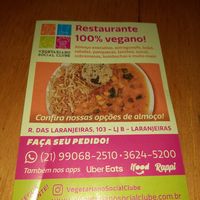  at Vegetariano Social Clube Delivery in Rio De Janeiro
