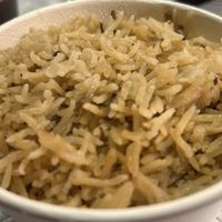 Jeera baath rice  at Prashad in Bradford