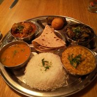 Vegan Thali at Prashad in Bradford