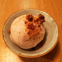 Vegan ice cream desert at Prashad in Bradford