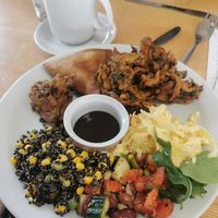 Asian savoury (£6 at time of posting) at The Mayor's Cafe in Bedworth